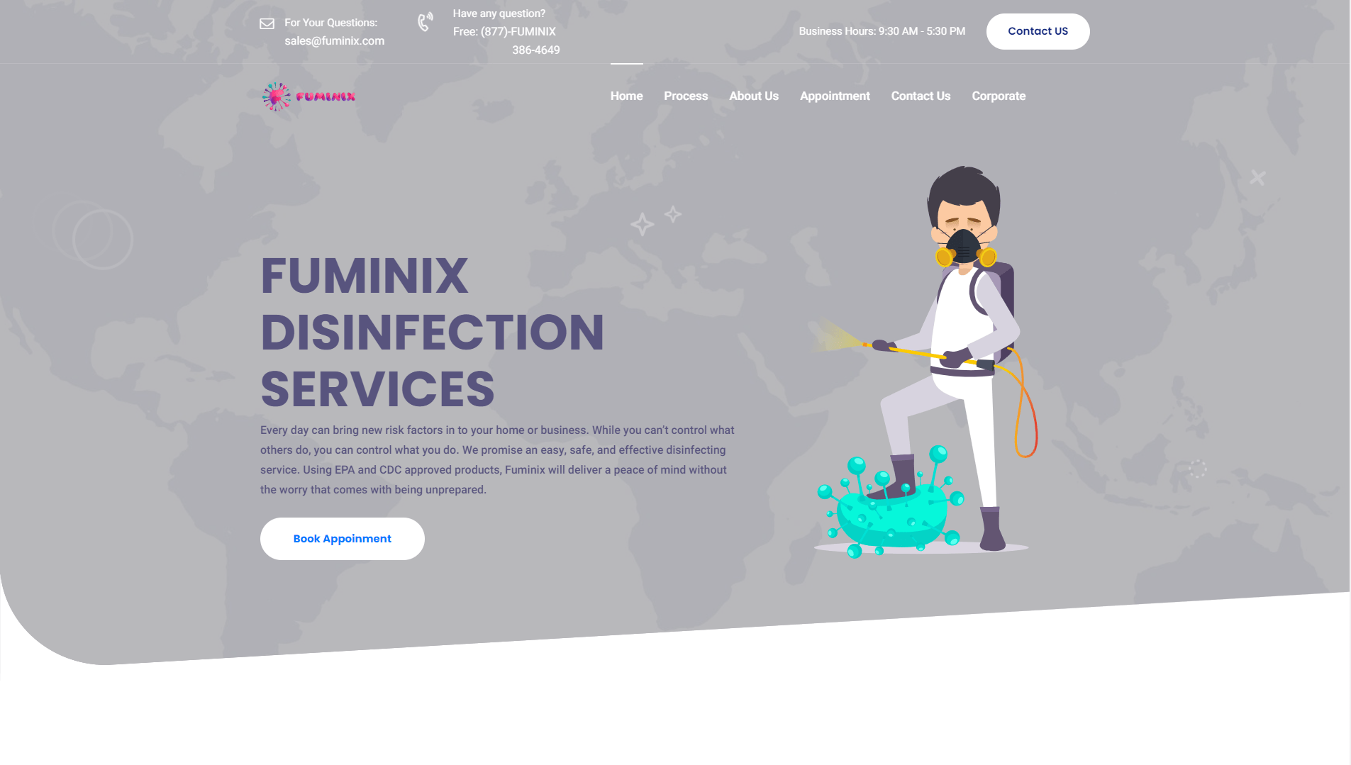fuminix.com website project