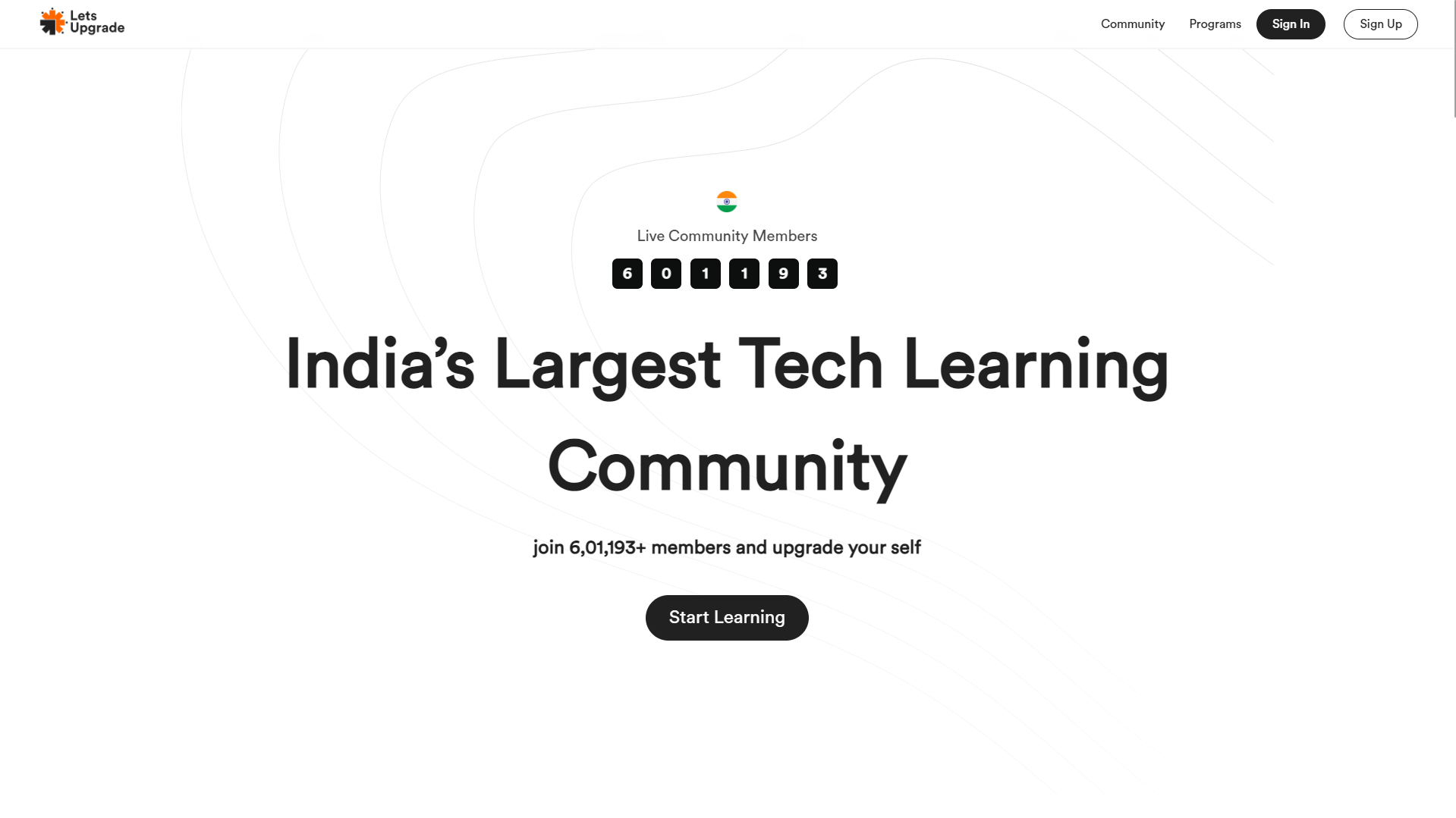 letsupgrade.in website project