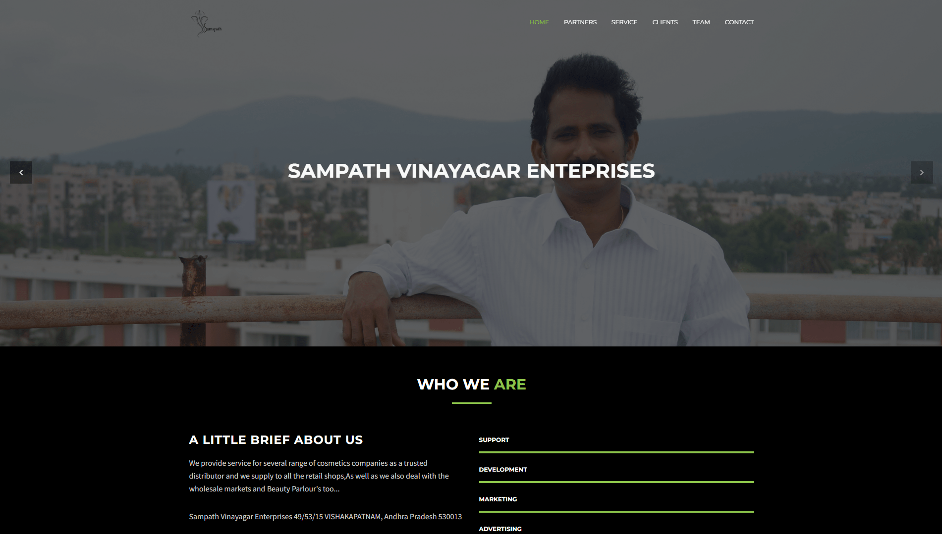 sampathvinayagarenterprises.com website project