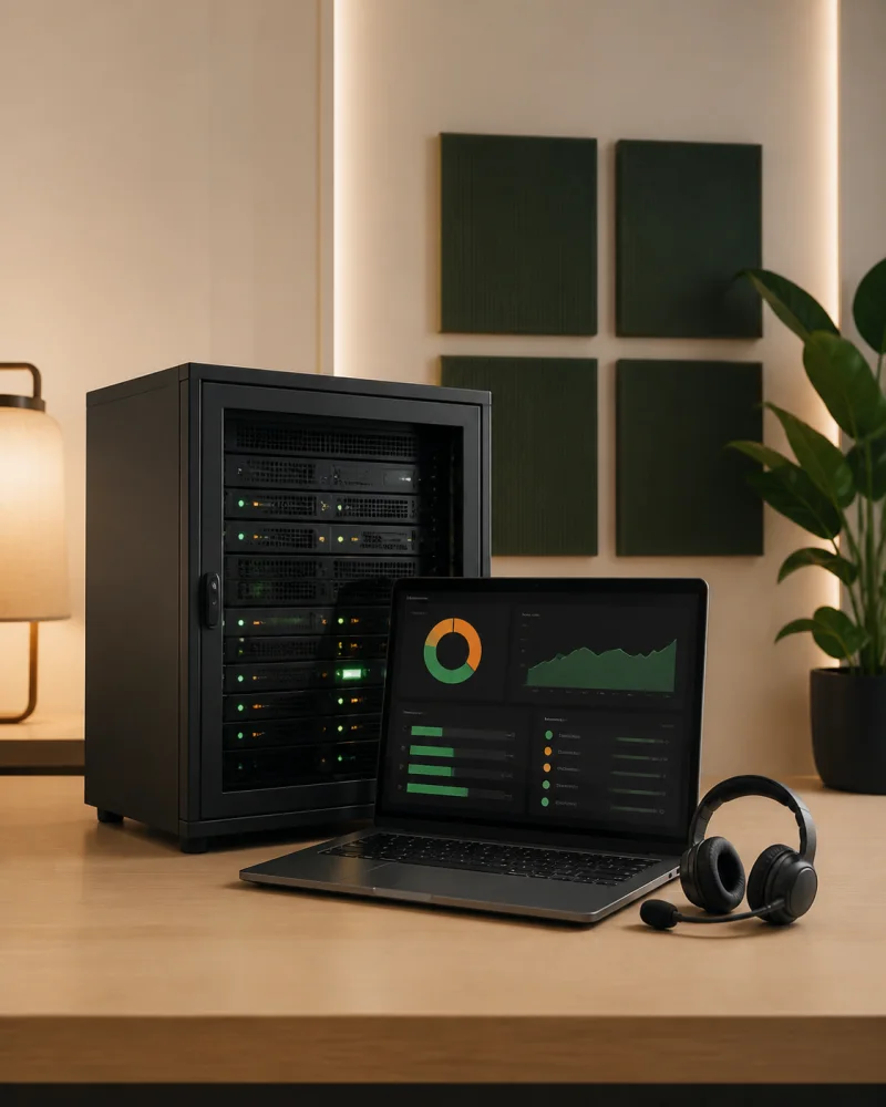 Managed technical support and website maintenance workspace